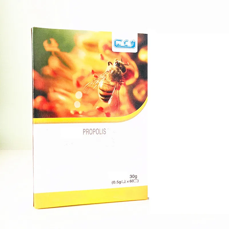 

1bottle / 2bottles-Natural High-purity propolis Raw gum Resistance Enhance, antioxidant,anti-aging 60pcs/bottle