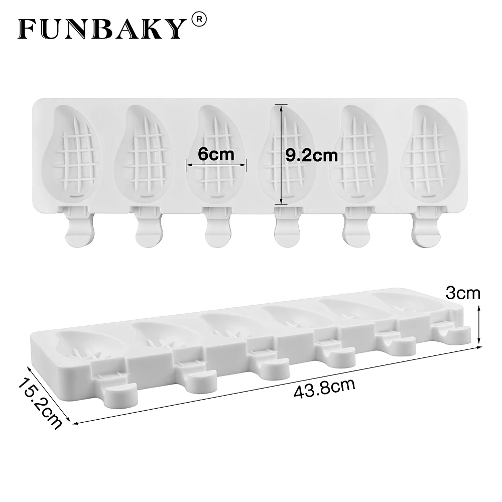 FUNBAKY новая тропическая фруктовая форма для фруктового Фруктового мороженого