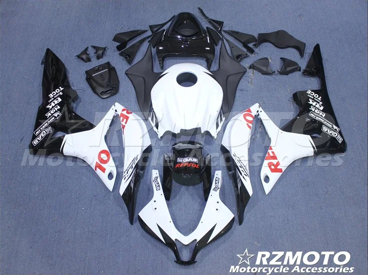 

Новый обтекатель для мотоцикла ABS Подходит для Honda CBR600RR F5 2007-2008 литьевая пресс-форма для кузова черного и белого цвета