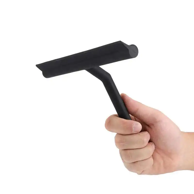 

Stainless Steel Squeegee Bathroom Kitchen Car Glass with Hooks Holder Squeegee