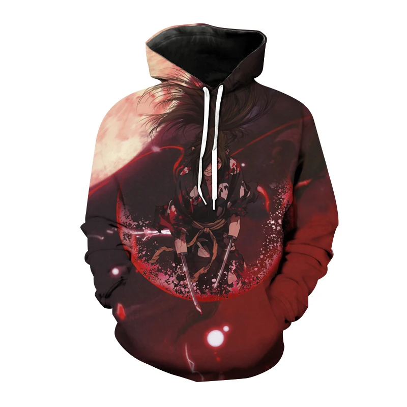 

Толстовка с 3D-принтом из японского мультфильма, модная мужская и женская спортивная одежда, Аниме пуловер оверсайз, стиль Харадзюку, хип-хоп...