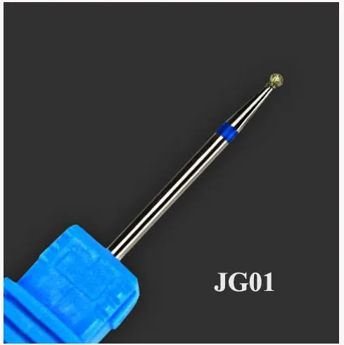 JG01 Корундовое сверло для ногтей, алмазная фреза, сверло для электрической машины, пилочки для маникюра, гель для удаления, аксессуары для ногтей, инструмент JG01-17-1 - Цвет: JG01