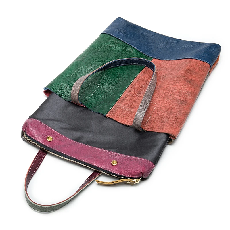 Сумка MVA женские сумки из натуральной кожи на плечо Лоскутная сумка через для