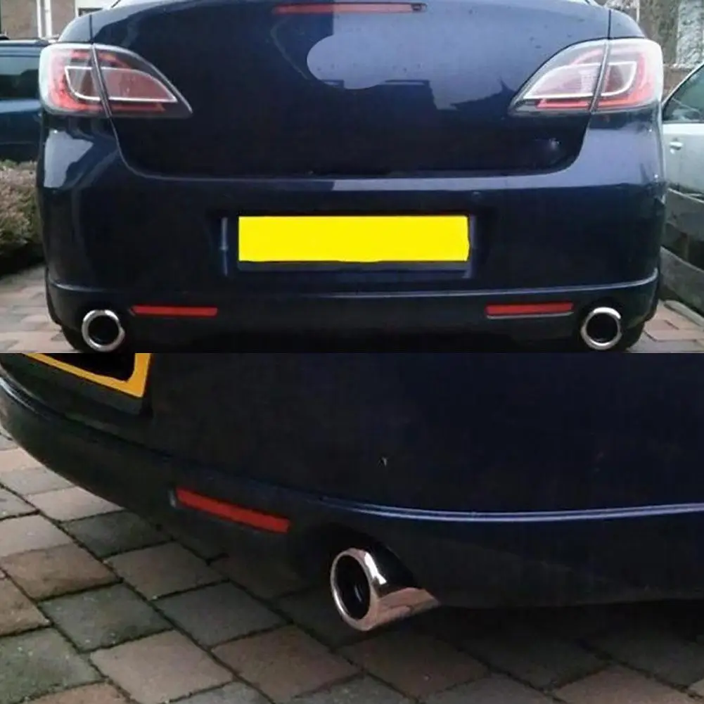 

Stainless Steel Car Vehicle Exhaust Tube Tailpipe Muffler Tip for Mazda 6 CX-5