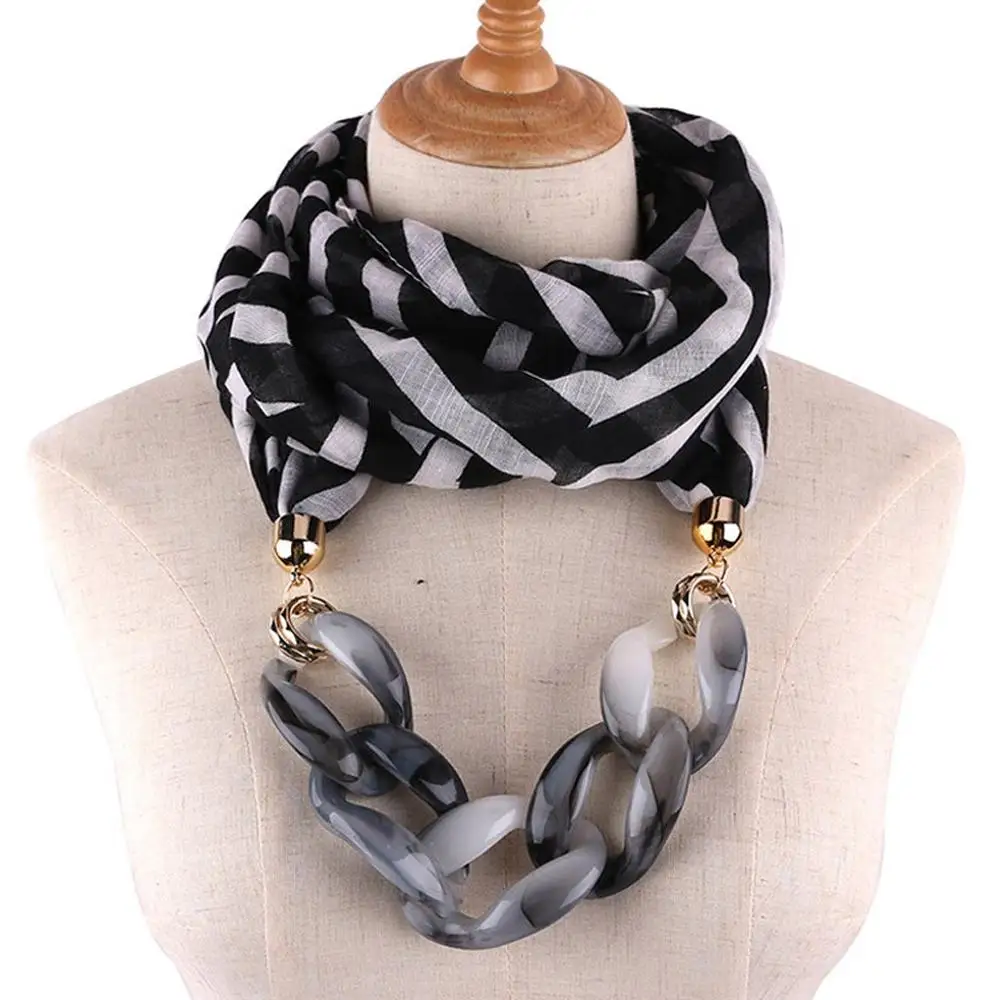 Полосатые шарфы женские пляжные в стиле бохо шаль элегантная повседневная