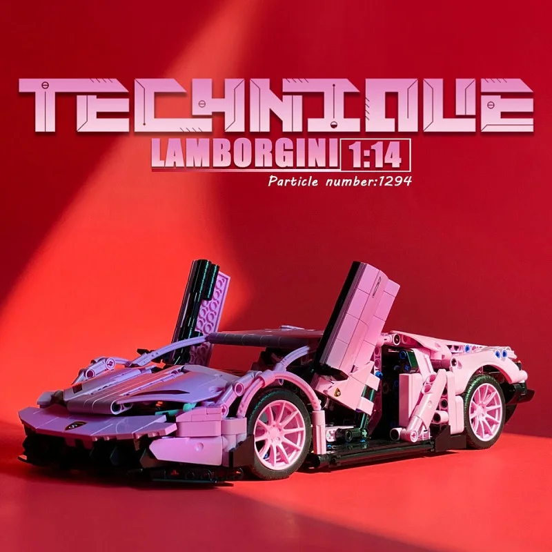 

1294 PCS Building Block RC Super Car Remote Control Sports Vehicle Racing Car MOC Model Bricks Toys Sports RC Car Model Gift