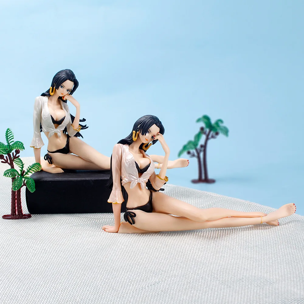 

17*10CM Anime Game Swimwear Boa Hancock Model Doll Toys Gift Cake Car ornaments