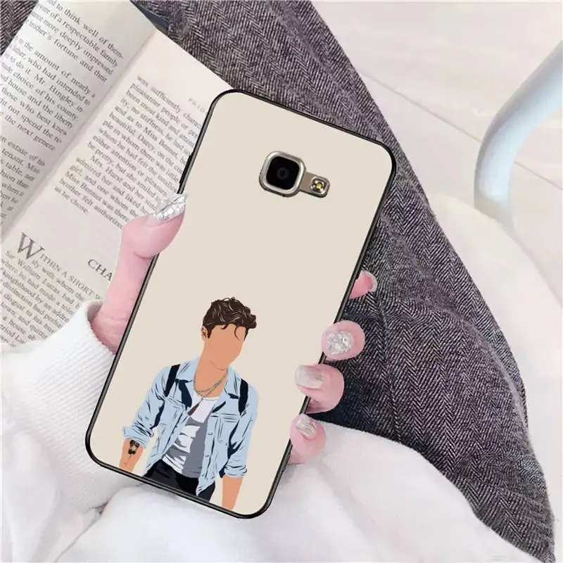 

Shawn Mendes Illustration Phone Case For Samsung Galaxy A30 A20 S20 A50S A30S A71 A10 A10S A7 A8 A6 plus Cases