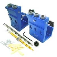woodworking guide clamp locator set 9mm oblique hole drill locator wood assembled punchers hole punching fixtures tools