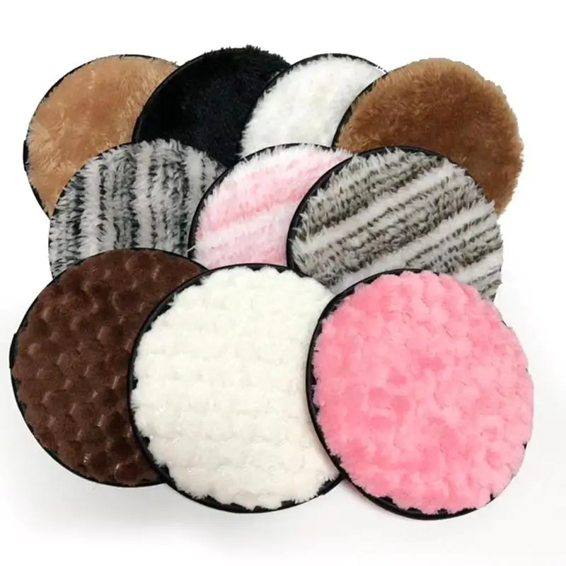 

Lazy Microfiber Soft Beauty Tool Wash Makeup Cleansing Up Remover Cotton Puff Face Make L9H8