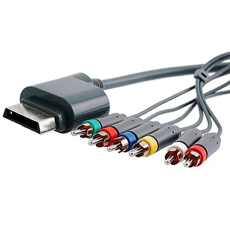 1 шт. компонентный AV-кабель HDTV для XBOX 360 (серый) все AV-разъемы компонентов Y/Pr/Pb