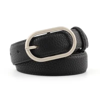 fashion women casual belt metal pin buckle pu leather belt woman for dress jeans female strap designer luxury belt w2 4cm