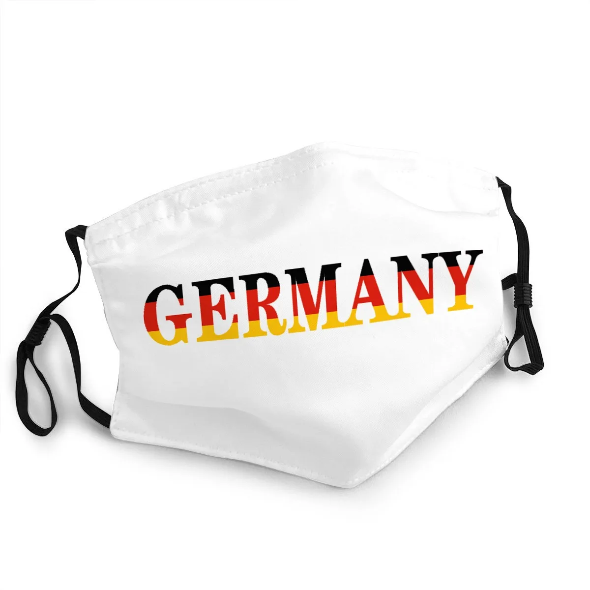 3d Printed Flag Face Mask French Spanish German Pm2.5 Washable Filter Dustproof Fabric Masque For Adult/Children | Красота и здоровье