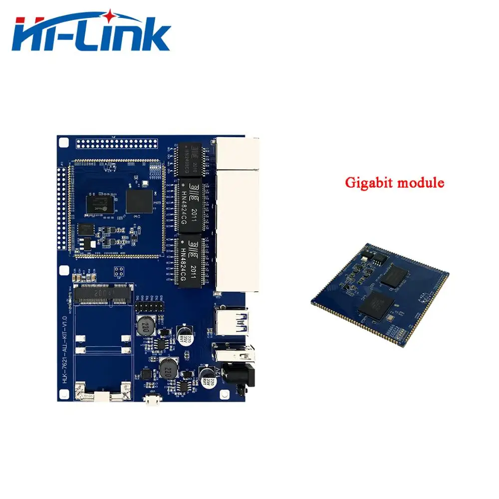 10/100 Мбит/с MT7621A Gigabit модуль WiFi маршрутизатор Kit поддержка Openwrt с 3 PCIe/USB2.0 & 1000 |