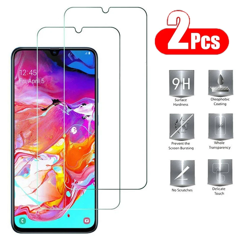 

Закаленное стекло для Samsung A50 A40 A30 A20 A10, пленка для экрана Samsung Galaxy A51, A71, A81, A70, M51, M31, M21, A31, A21S, A11, 2 шт.