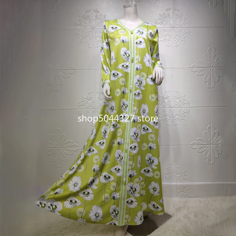 Abayas для женщин Дубай мусульманская Свадебная вечеринка Длинные платья богемный