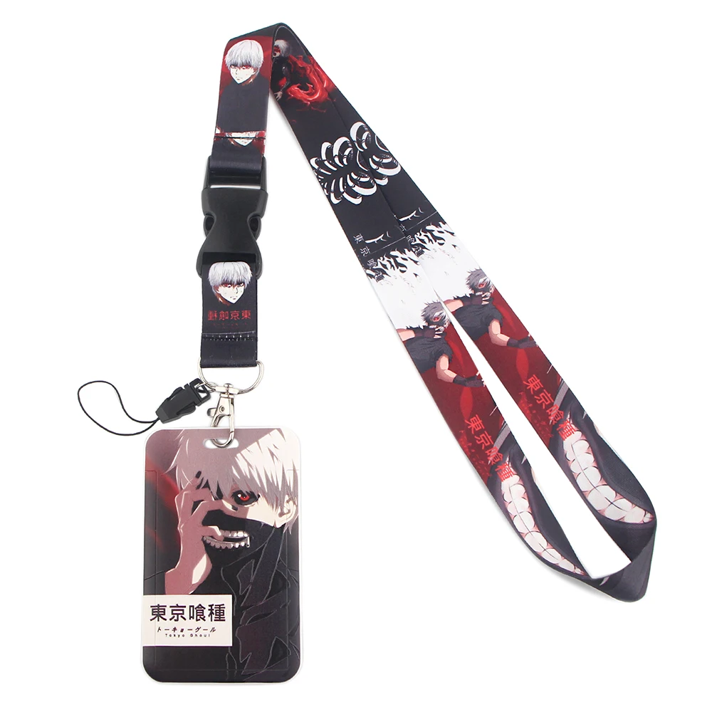 

JF310 Anime Ghost Neck Straps Lanyards for key ID Card Pass Gym Cellphone USB badge holder DIY Hanging Rope