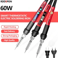 digital electric soldering irons kit adjustable temperature welding tool accessories soldering iron tips solder station 110 220v
