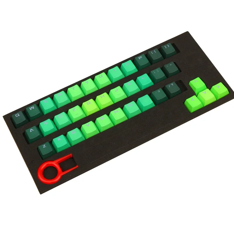 37 шт. механическая клавиатура с подсветкой PBT для самостоятельной сборки кепка
