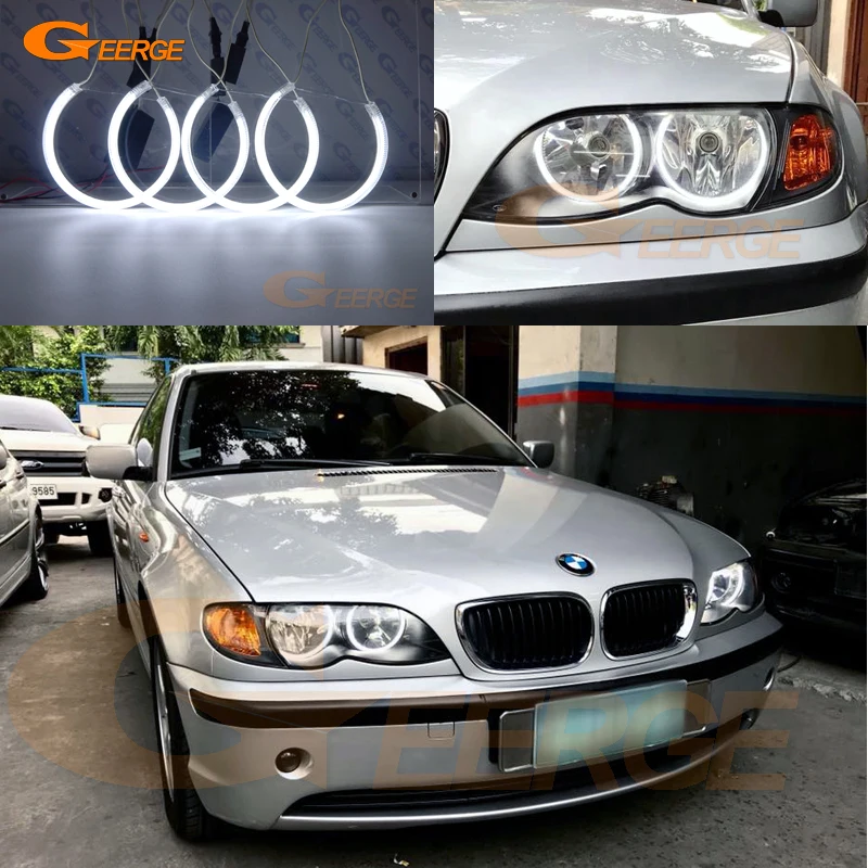 

For BMW E46 Sedan Touring 1998-2005 316i 318i 320i 323i 325i 328i 330i Excellent Ultra Bright CCFL Angel Eyes Halo Rings Kit