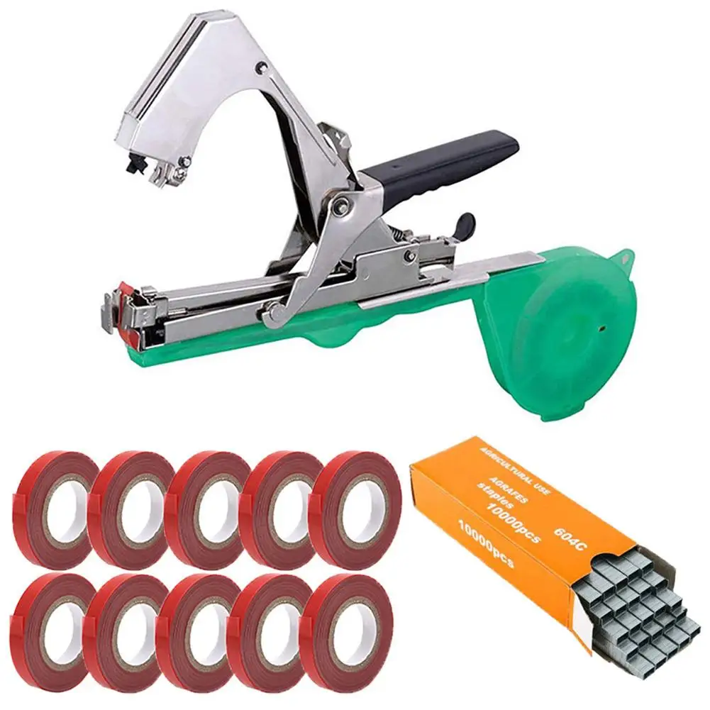 

Tying Machine Set Plant Garden Plant Tape Tool With Tape For Vegetable Grape Tomato Cucumber Flower
