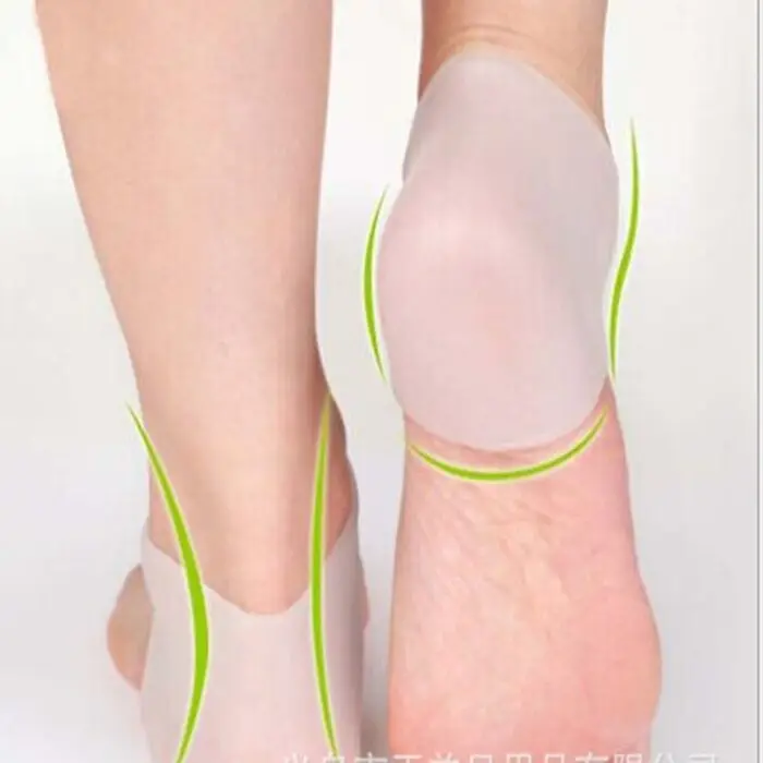 New Soft Transparent Silicone Moisturizing Gel Heel Sock Cracked Foot Skin Care Support Protector Socks Peds | Женская одежда