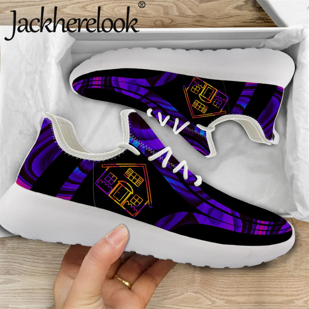 

Jackherelook 2021 Women Flats Shoes Mesh Lace Up Sneakers Estate Agent Print Casula Ladies Footwear Mujer Vulcanizar Los Zapatos