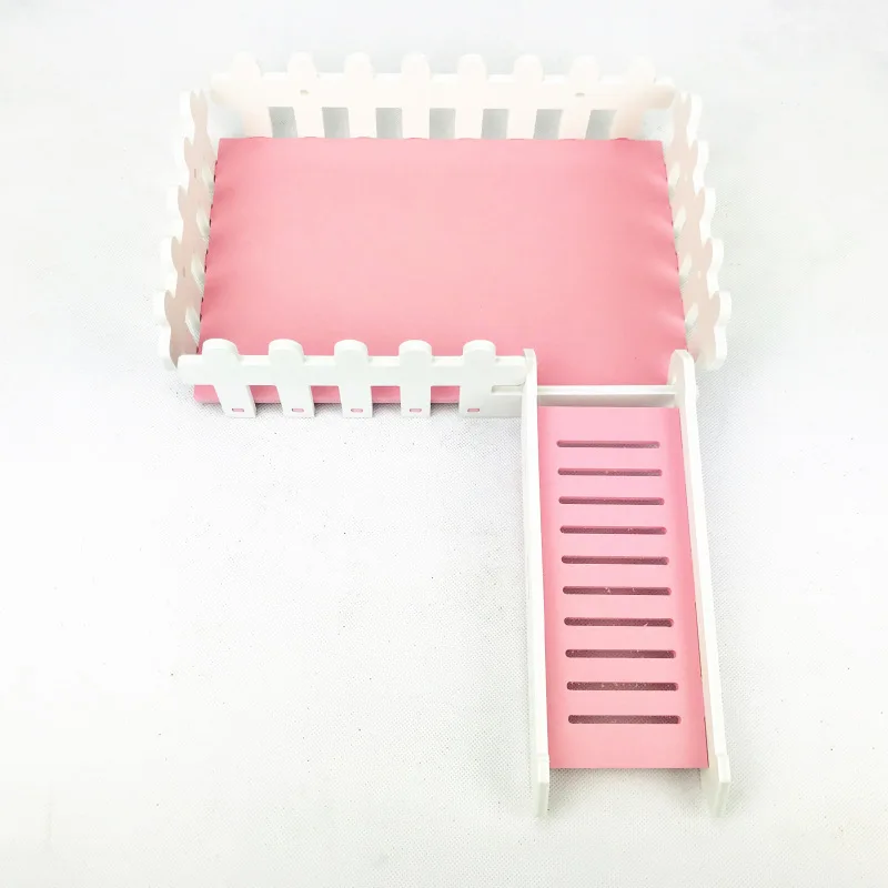 

Hamster Toy Products Cage Fence Platform DIY Golden Bear Jumping Platform Foundation Cage Decorative Fence Platform
