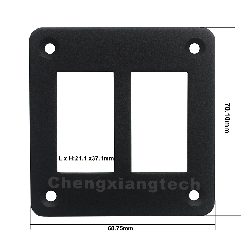 Алюминий 2 полосная автомобильная Лодка Грузовик кулисный переключатель Корпус