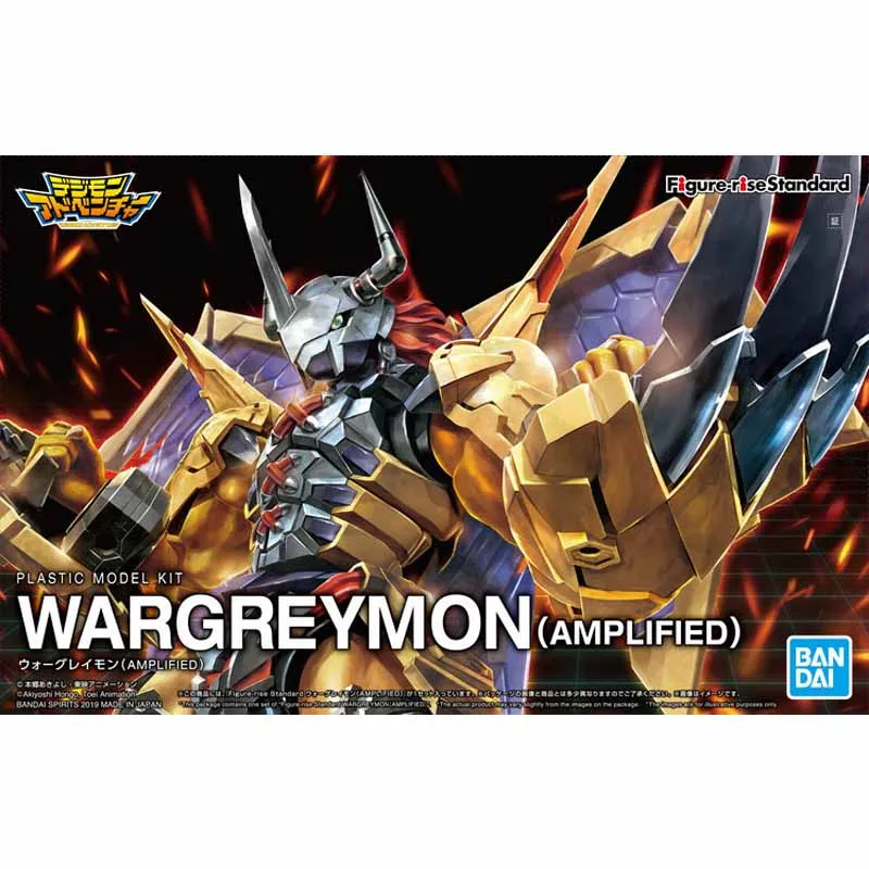 

Original Bandai Spirits Figure-Rise Standard Digimon Adventure Wargreymon War Greymon Anime Assembly Gundam Model Doll Kids Toys