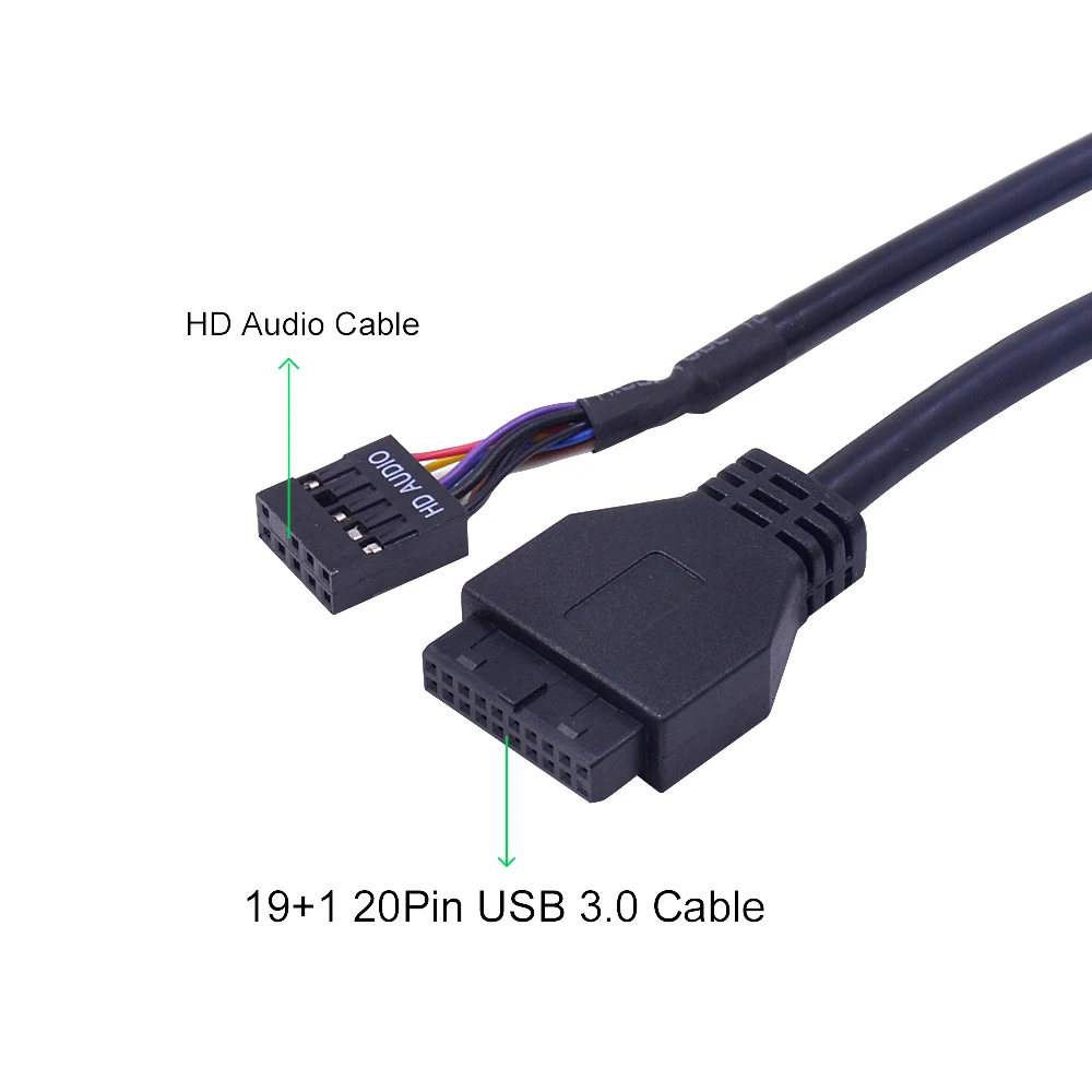 Концентратор CHIPAL с 5 портами USB 3 1 TYPE-C USB3.0 USB-C передняя панель HD аудио кабелем