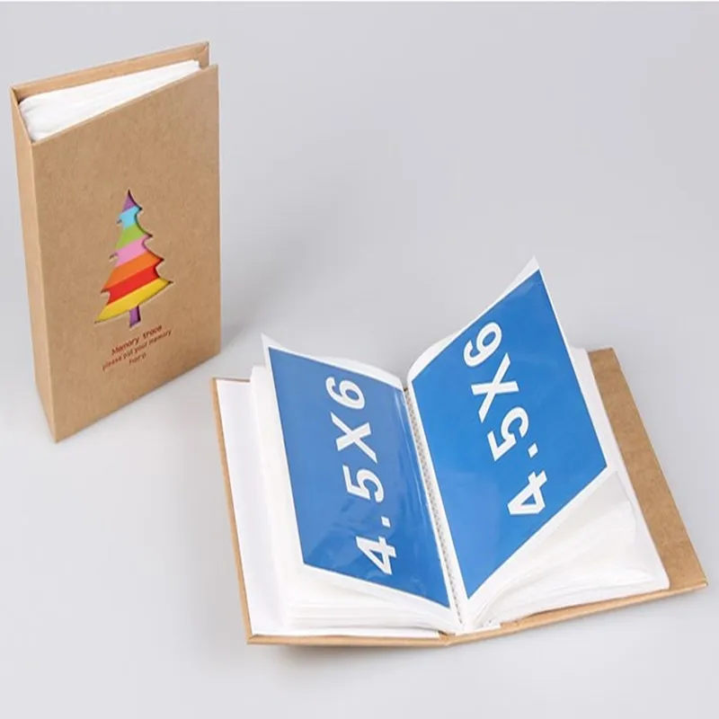 6 дюймов 100 листов семейный фотоальбом вставка Тип роста детей книги памяти для