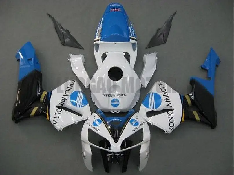 

Injection fairings kits Motorcycle Cowlings White Blue Fairings kit for HONDA CBR600RR F5 2005 2006 05 06 Bodywork