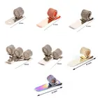 Металлический держатель для карандаша с зажимом для пружина для ручек, одно отверстие, двойное отверстие, тройное отверстие, эластичная петля, портативные канцелярские принадлежности, 1 шт.