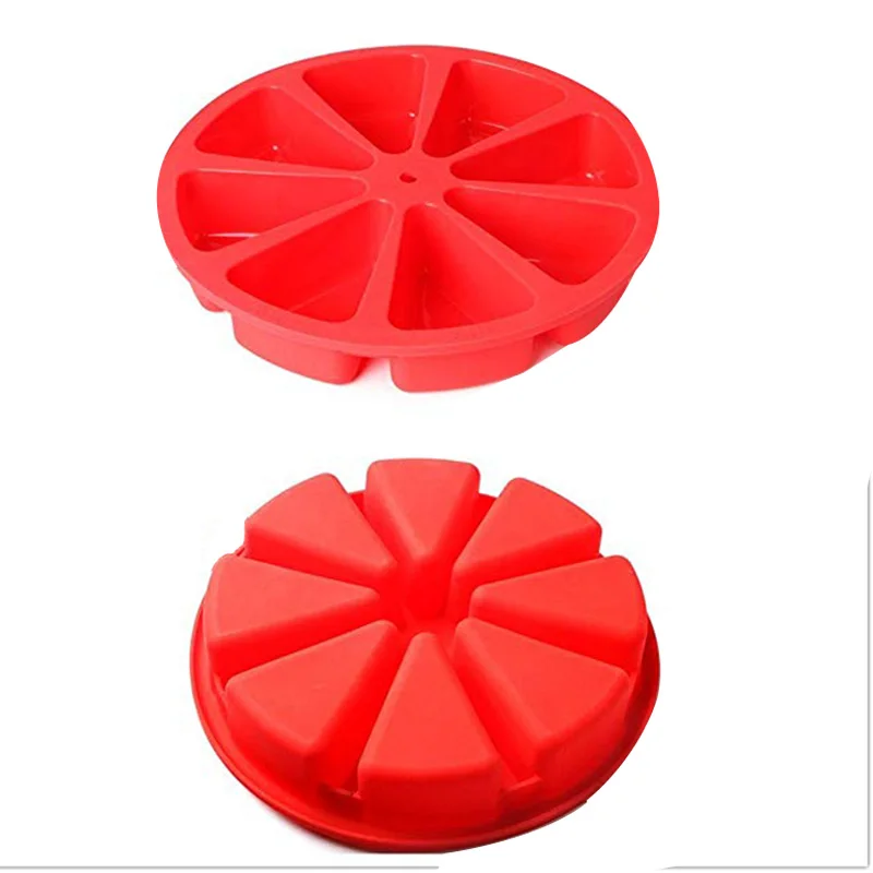 Силиконовая форма для торта с 8 треугольными полостями силиконовая кондитерских