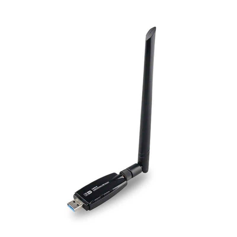 USB Wifi Adapter 1200Mbps 3.0 PC Wi-Fi Lan Dongle AC Receiver with Antenna for Laptop Desktop | Компьютеры и офис