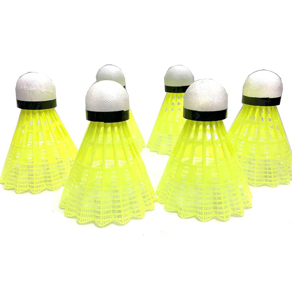 

6Pcs Durable Feather Badminton Ball Shuttlecocks Sport Training Game High Quality Feather Fast Volleys Flight Consistently