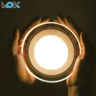 Светодиодный Потолочный Светильник направленного света, встраиваемая круглая акриловая панель для помещений, 15 Вт, 12 Вт, 9 Вт, 7 Вт, 5 Вт, 3 Вт, высокая яркость