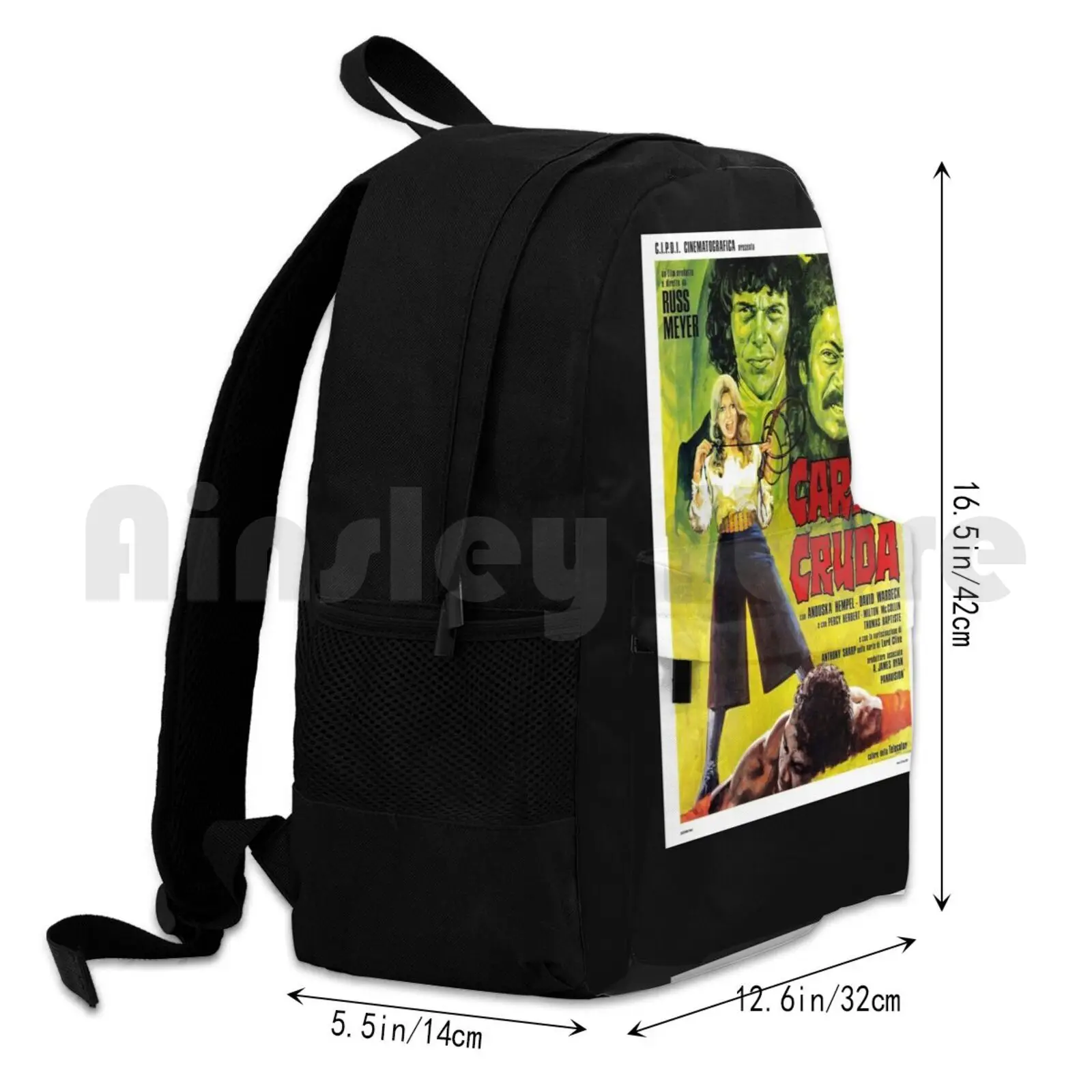 Винтажный походный рюкзак Carne Cruda водонепроницаемый винтажный для кемпинга и