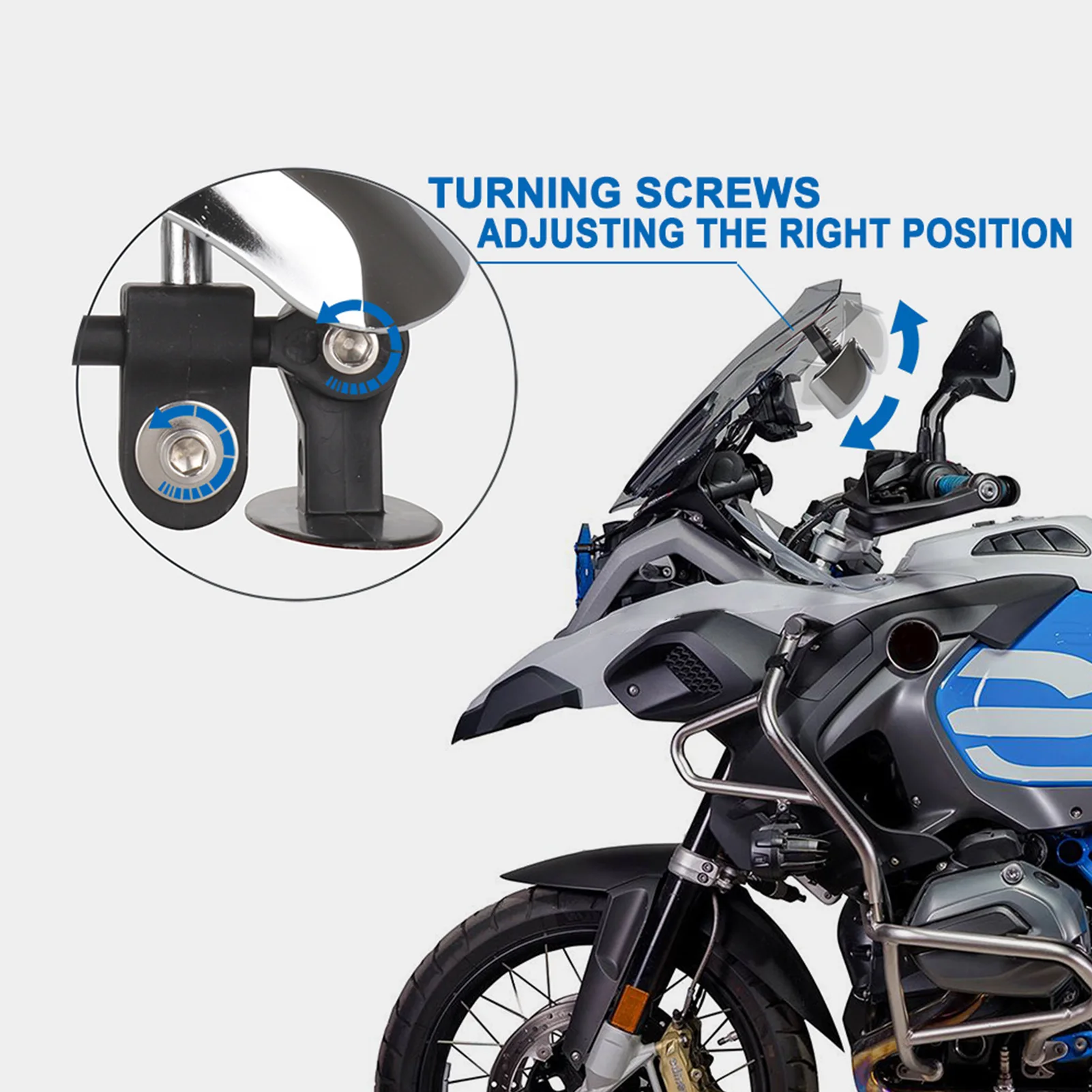 

Wide-angle Lens Large Field Of View Mirror 180 Degree Full Angle Of View No Blind Spot Rearview Mirror Motorcycle Accessories