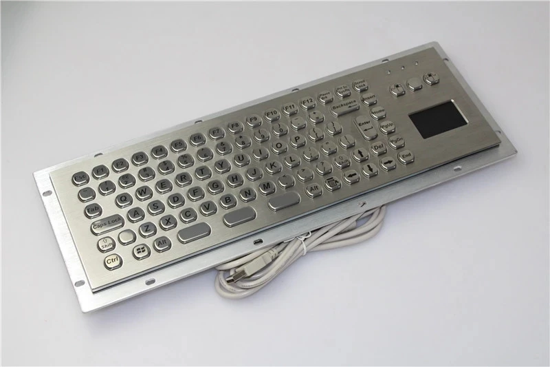 Нержавеющая сталь металлический промышленный интегрированный тачпад