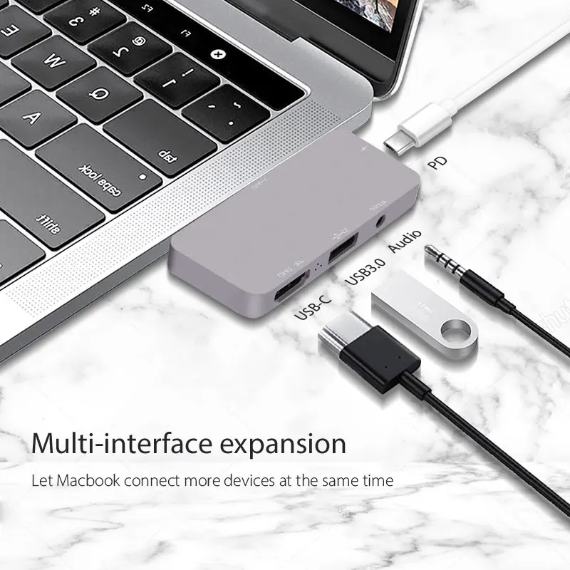 Usb концентратор типа C с 4K HDMI USB 3 1 PD зарядкой для Macbook Pro Dell XPS 13 15 Lenove ThinkPad YOGA Nintendo