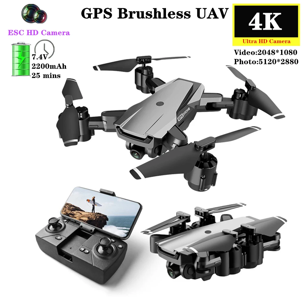 

2021 NEW Drone 4k profession HD Wide Angle Camera 1080P WiFi Fpv Drone Dual Camera Height Keep Drones Camera Helicopter Toys