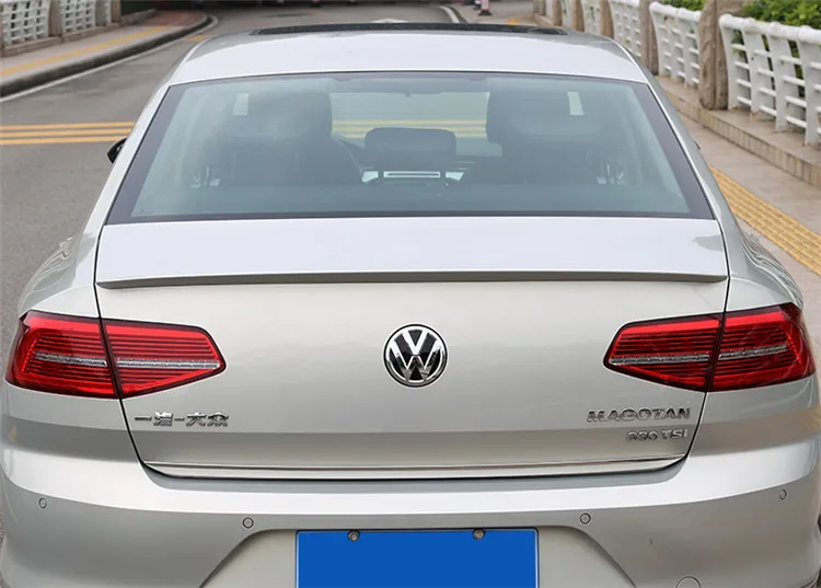 Для Passat B8 2017-2018 спойлер Magotan ABS Материал заднее крыло автомобиля праймер цвет