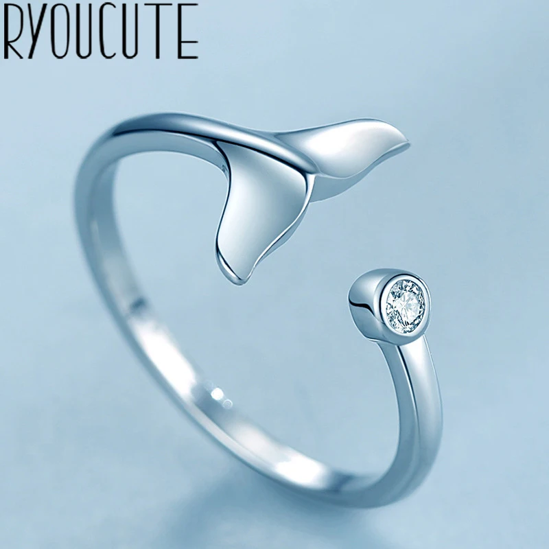 Новинка модные готические мужские кольца с рыбьим хвостом русалки для женщин