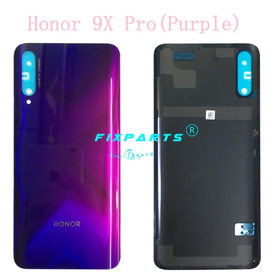 Новое заднее стекло для Huawei Honor 9X крышка батареи панель Задняя Дверь Корпус