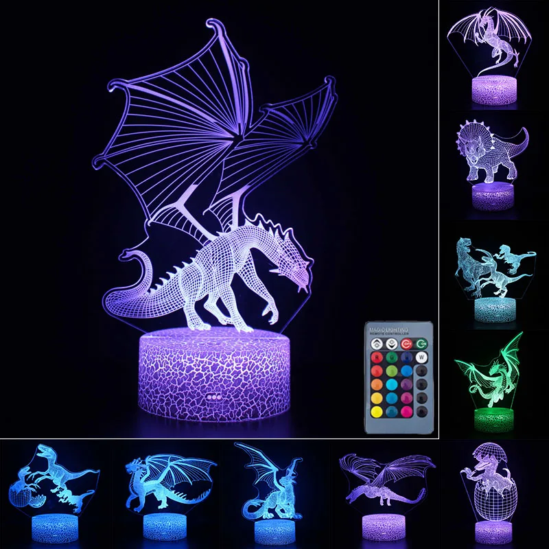 Детские украшения в спальню Сенсор прикроватные аниме настольная лампа 3D