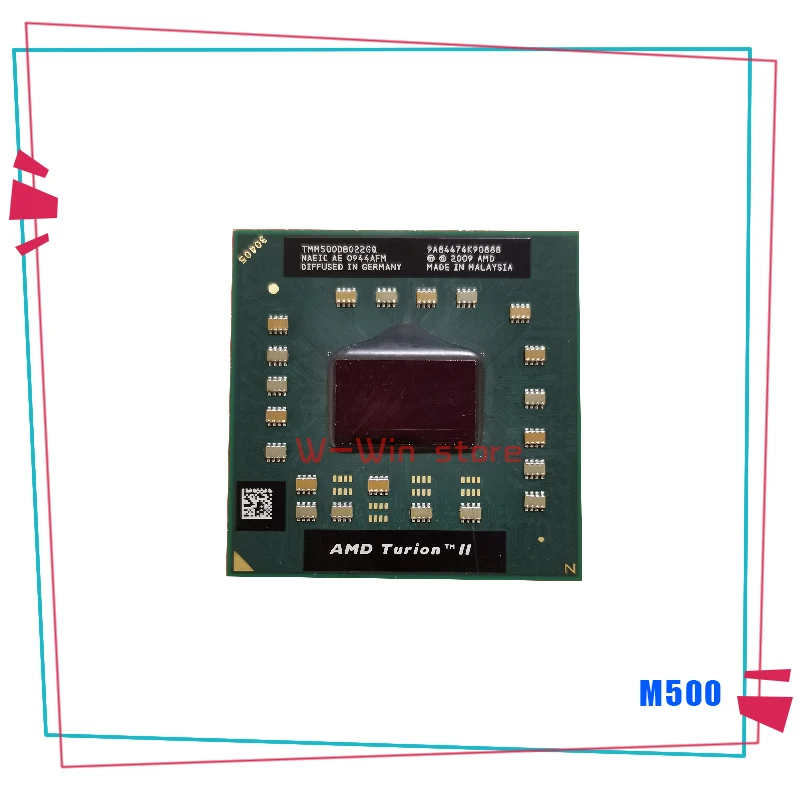 Двухъядерный мобильный процессор AMD Turion II M500 2,2 ГГц двухъядерный двухпоточный процессор TMM500DBO22GQ разъем S1 (art.: 3a3569ce56e) - 3a3569ce56e