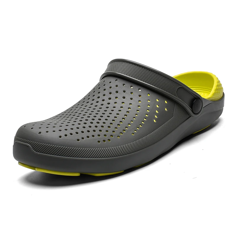 

Men Summer Shoes Sandals Men's Holes Sandals Hollow Breathable Flip Flops Croc Shoes Fashion Beach Slippers Big Size 47