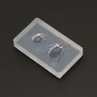 Cute Божья коровка жук кулон насекомое Смола силиконовая форма инструменты для изготовления ювелирных изделий X4YA